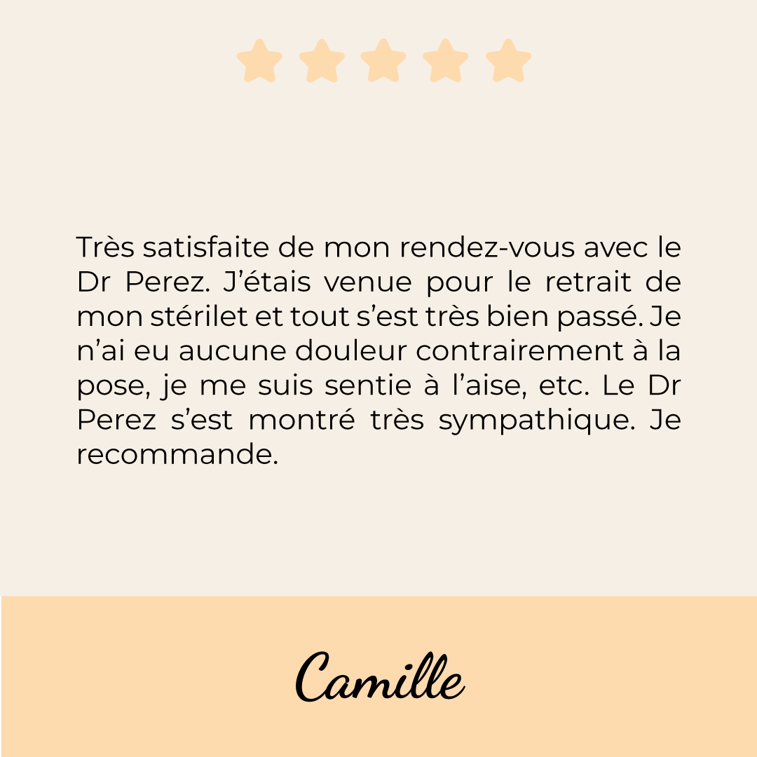 Avis des patients du Docteur Stephane Perez