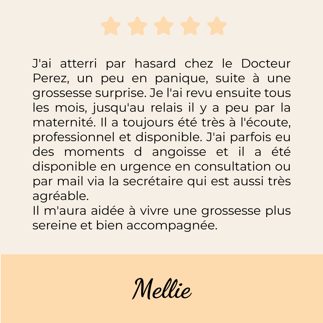 Avis des patients grossesse surprise